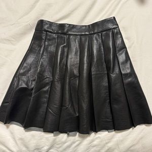 Aritzia Sundays best leather tennis skirt size 0